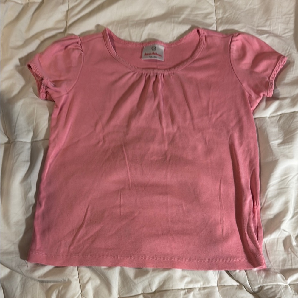 Hanna Andersson Pink Short Sleeve Tee